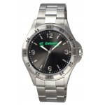 Logo Printed Men's Silver Contender Watch