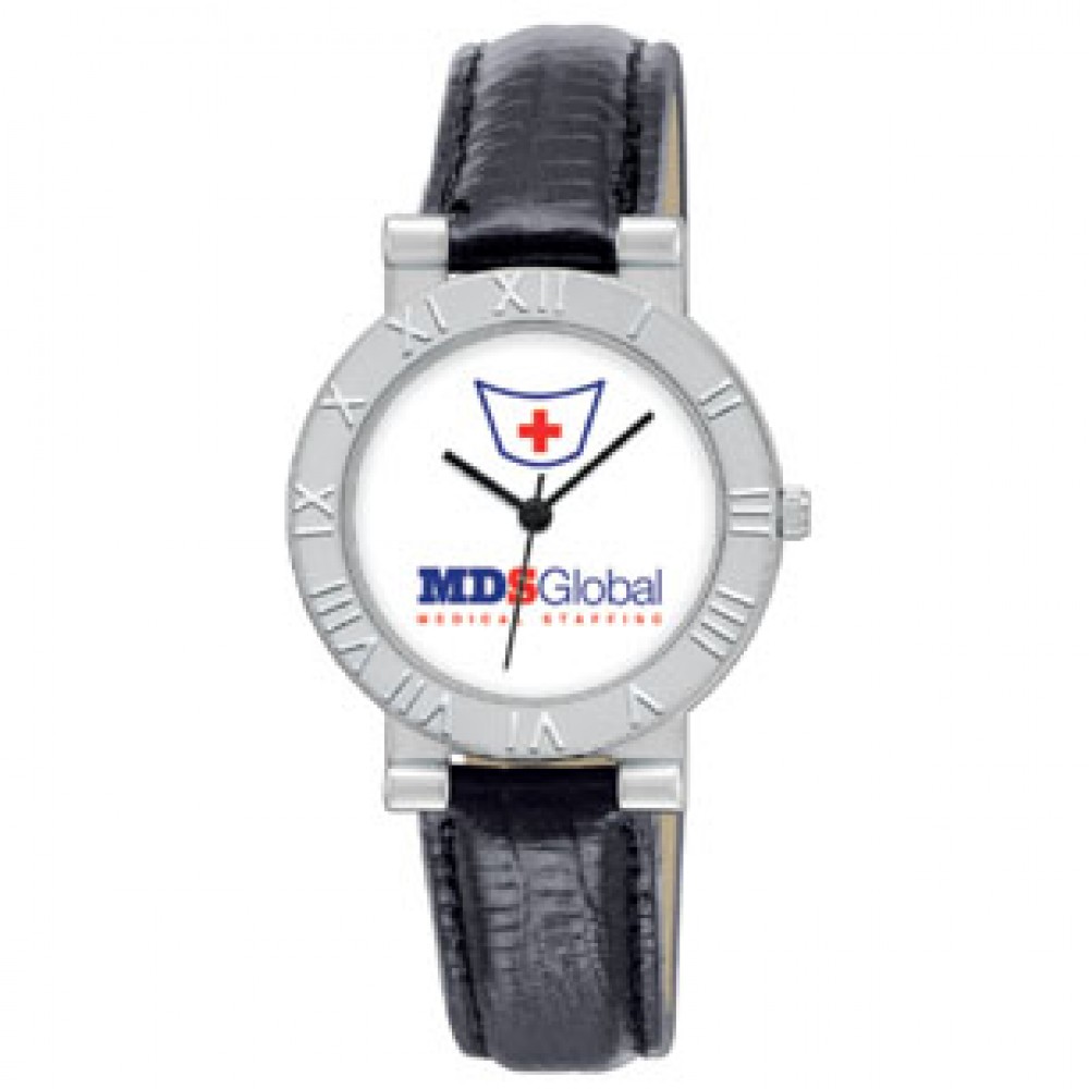 Men's Quality Strap Collection With White Dial And Roman Numeral Custom Imprinted Men's Quality Strap Collection With White Dial And Roman Numeral Custom Imprinted