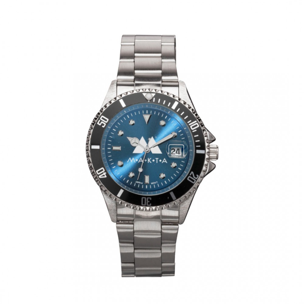The Master Watch - Mens - Blue Dial Logo Printed