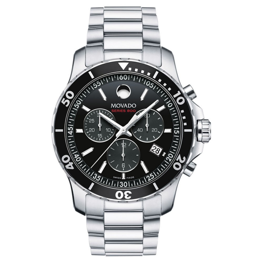 Men Movado Series 800 Chronograph Watch Custom Imprinted Men Movado Series 800 Chronograph Watch Custom Imprinted