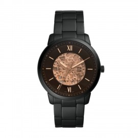 Fossil Neutra Automatic Black Stainless Steel Watch Branded  Fossil Neutra Automatic Black Stainless Steel Watch Branded