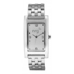 Branded Men's Pedre Quad Brushed Silver Tone Bracelet Watch