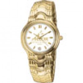 Men's Gold Brass Bracelet Wristwatch Logo Printed  Men