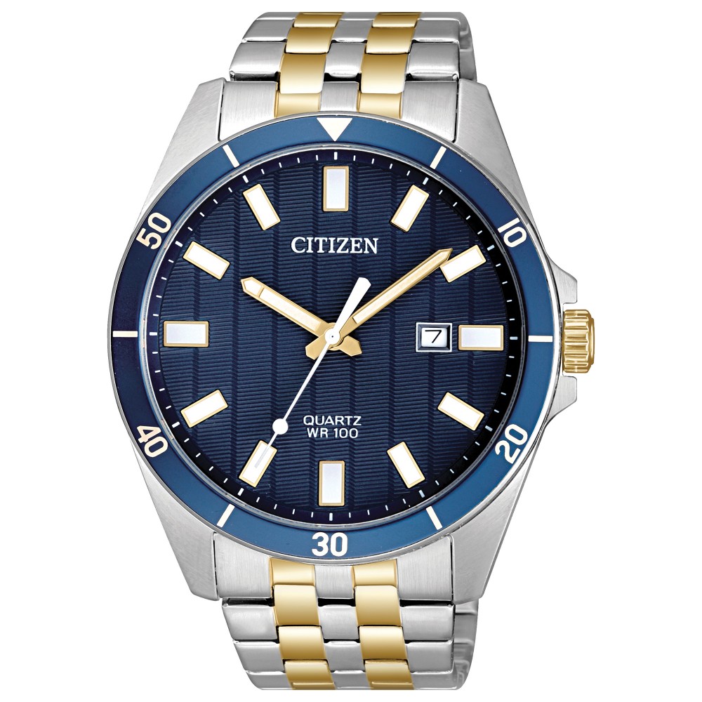 Logo Printed Citizen Men's Quartz Watch