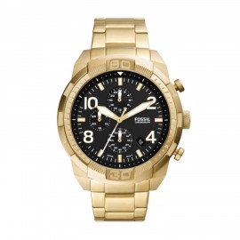 Fossil Bronson Chronograph Gold-Tone Stainless Steel Watch Custom Imprinted