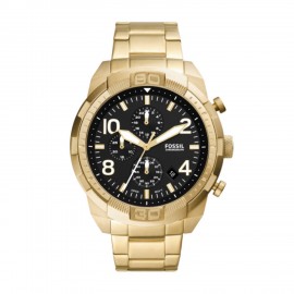 Fossil Bronson Chronograph Gold-Tone Stainless Steel Watch Custom Imprinted  Fossil Bronson Chronograph Gold-Tone Stainless Steel Watch Custom Imprinted