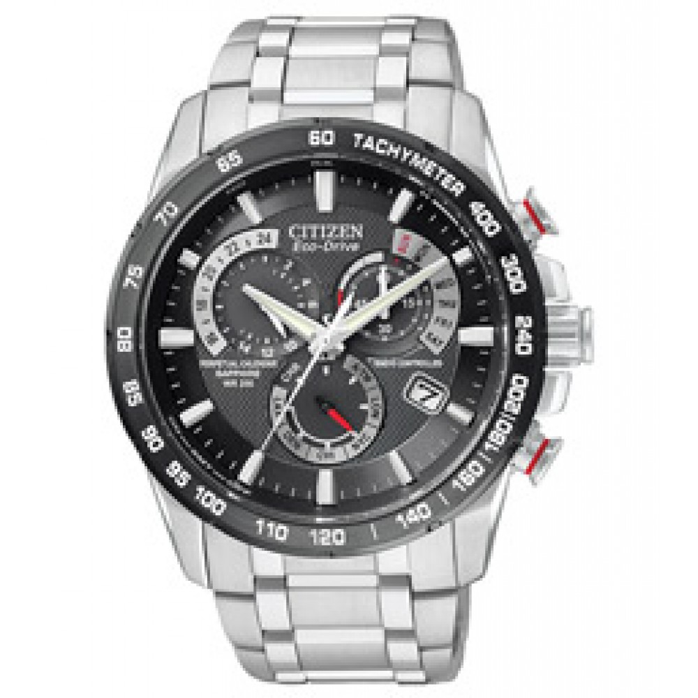 Custom Imprinted Citizen Men's Eco Drive Atomic Chronograph Bracelet Watch from Pedre Custom Imprinted Citizen Men's Eco Drive Atomic Chronograph Bracelet Watch from Pedre