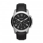 Branded Fossil Grant Men's Stainless Steel Dress Watch