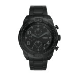 Logo Printed Fossil Brownson Men's Stainless Steel Sport Watch