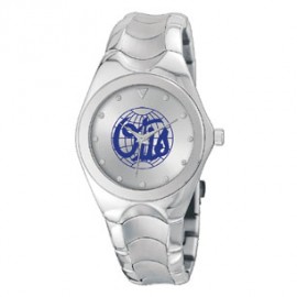 Men's Sport Collection Watch w/Silver Dial Logo Printed  Men