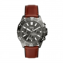 Fossil Garrett Men's Stainless Steel Sport Watch Logo Printed