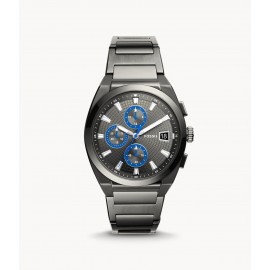 Fossil Everett Chronograph Men's Stainless Steel Sport Watch Logo Printed