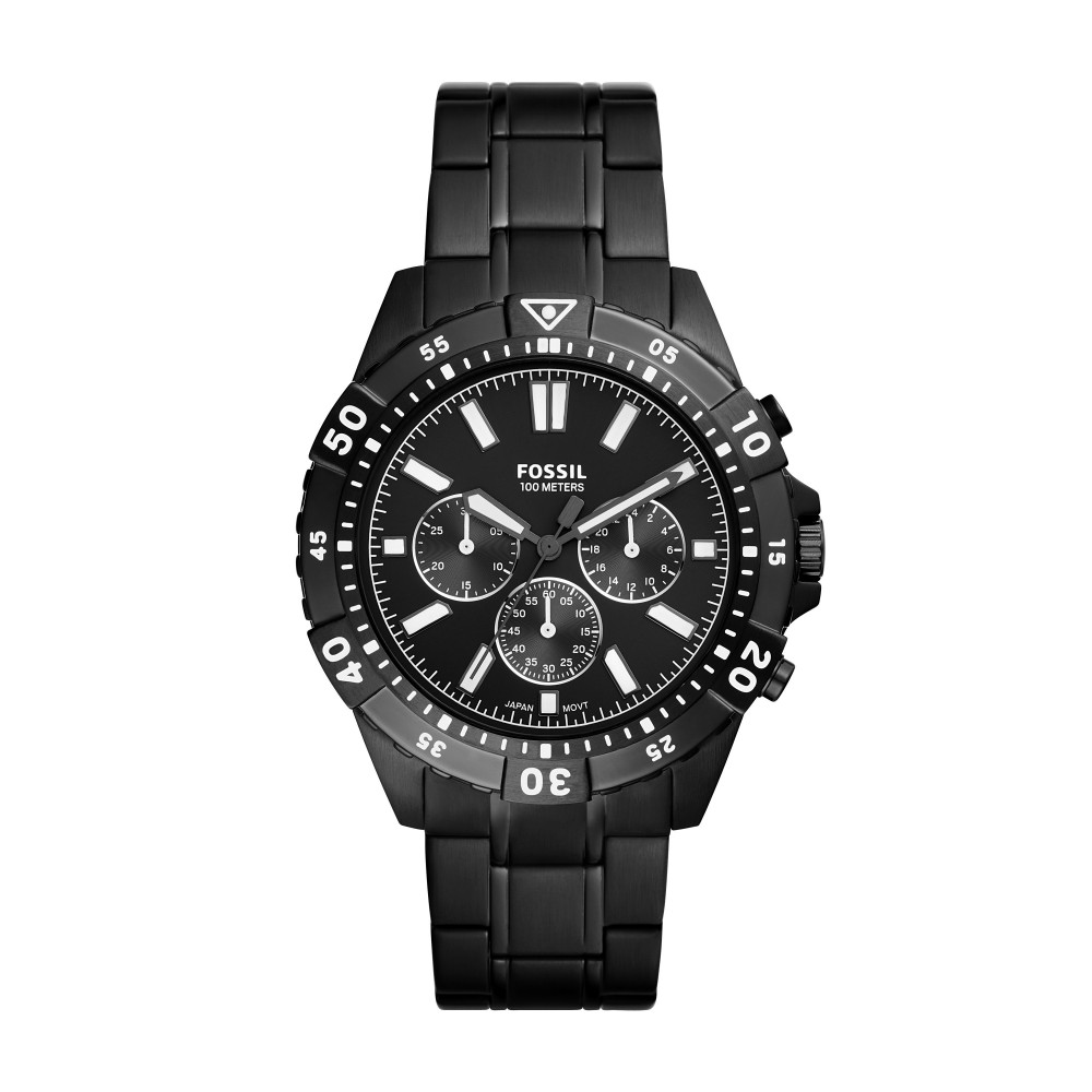 Branded Fossil Garrett Men's Stainless Steel Sport Watch