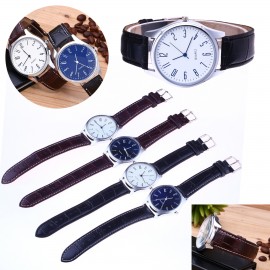 Branded Unisex Leather Band Watch