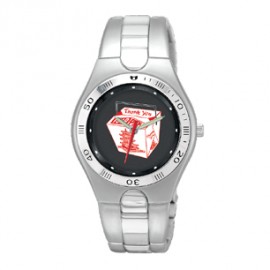 Men's Sport Collection Bracelet Watch With Black Dial Logo Printed