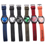 Logo Printed Hollow Triangle Watch