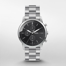 Fossil Minimalist Chrono Men's Stainless Steel Dress Watch Branded  Fossil Minimalist Chrono Men