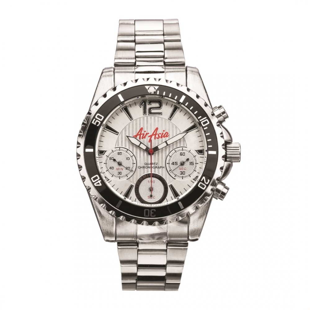 The Halstead Mens Watch - Silver/White Branded