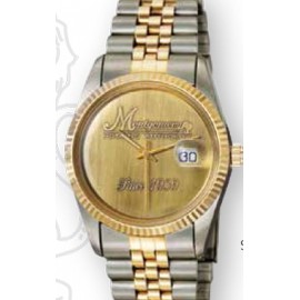Branded Selco Geneve Men's Silver/Gold Cougar Watch