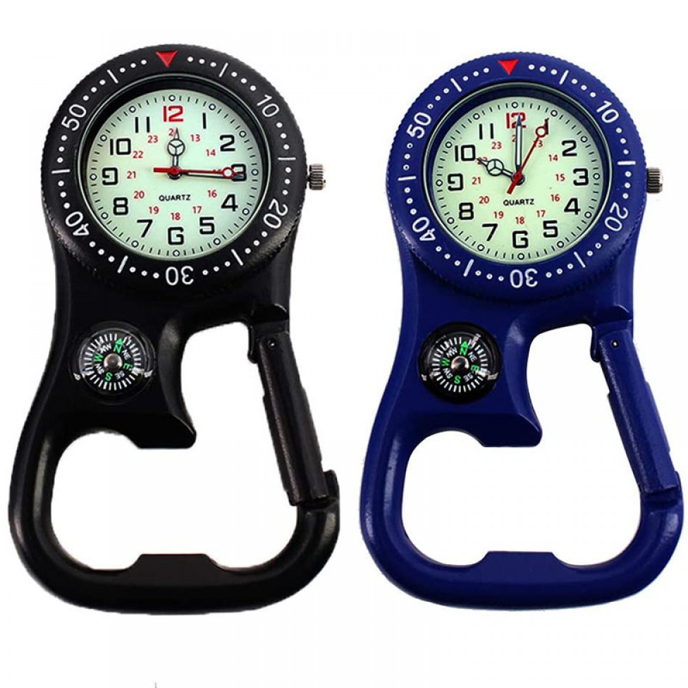 Logo Printed Multifunction Pocket & Fob Watches with Compass