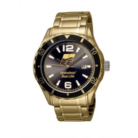 Branded Selco Geneve Canvas Men's Gold Watch