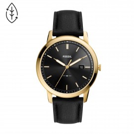 Fossil black sales minimalist watch