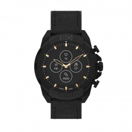 Branded Fossil Smartwatch HR 44mm Bronson Black Leather