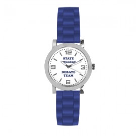 Unisex Pedre Campus Sport Watch W/ Royal Blue Polyurethane Strap Custom Imprinted  Unisex Pedre Campus Sport Watch W/ Royal Blue Polyurethane Strap Custom Imprinted
