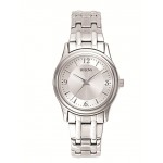Bulova Ladies' Corporate Collection, Silver-tone Bracelet Watch Logo Printed