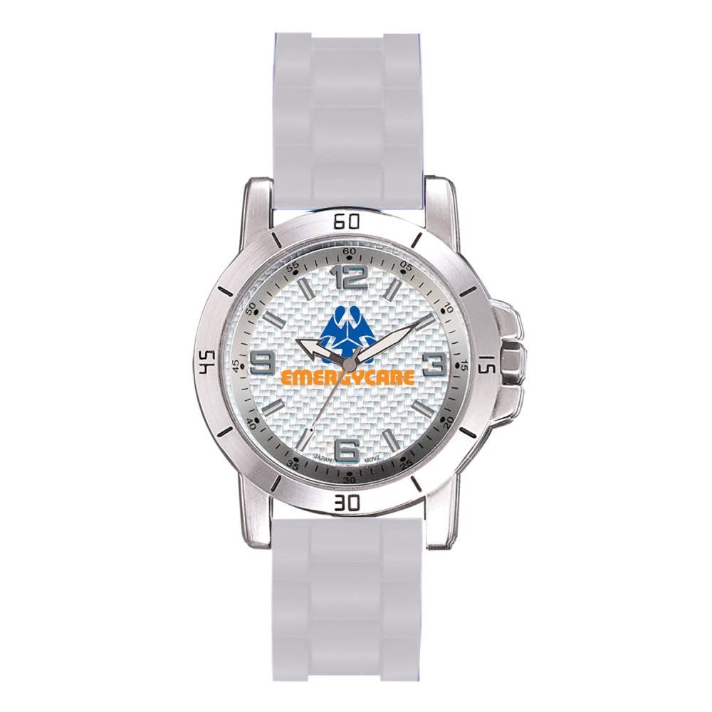 Custom Imprinted Pedre La Playa Watch (White) Custom Imprinted Pedre La Playa Watch (White)
