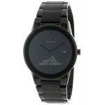 Logo Printed Men's Citizen Eco-Drive Axiom Watch (Black)