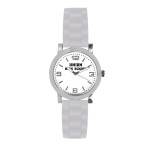 Custom Imprinted Unisex Pedre Campus Sport Watch W/ White Polyurethane Strap