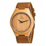 Custom Wood Watch & Leather Band Branded