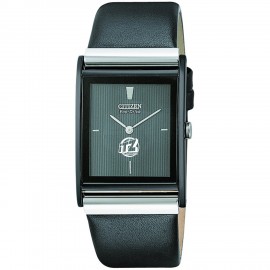 Custom Imprinted Men's Citizen Eco-Drive Watch (Black Dial)