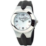 Custom Imprinted Men's Sports Series Watch w/Silver Case & Rubberized Band