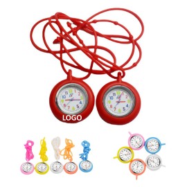 Silicone Nurse Pocket Watch Logo Printed  Silicone Nurse Pocket Watch Logo Printed