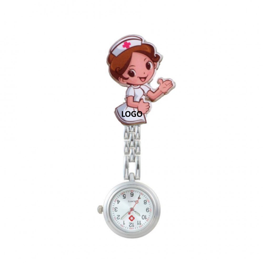 Medical Watch Cute Pocket Nurse Watch Logo Printed