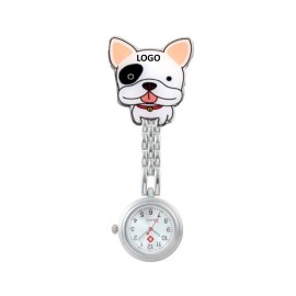 Branded Cute Cartoon Metal Pocket Clip Nurse Watch  Branded Cute Cartoon Metal Pocket Clip Nurse Watch