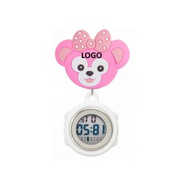 Logo Printed Cute Silicone Digital Display Pocket Nurse Watch  Logo Printed Cute Silicone Digital Display Pocket Nurse Watch