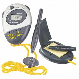 Olympic Stopwatch w/Pen & Note Pad Branded
