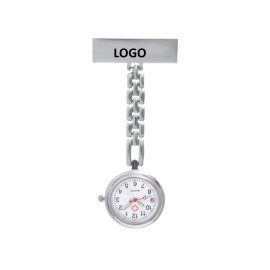 Portable Medical Metal Clip Pocket Nurse Watch Custom Imprinted