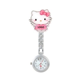 Custom Imprinted Cartoon Cute Clip Pocket Nurse Watch  Custom Imprinted Cartoon Cute Clip Pocket Nurse Watch