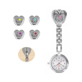 Custom Imprinted Metal Medical Clip Pocket Nurse Watch  Custom Imprinted Metal Medical Clip Pocket Nurse Watch