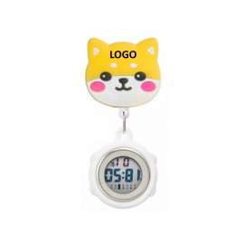 Cute Cartoon Silicone Pocket Clip Nurse Watch Branded  Cute Cartoon Silicone Pocket Clip Nurse Watch Branded