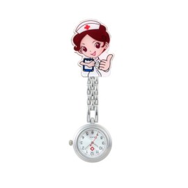 Logo Printed Medical Watch Cute Pocket Clip Nurse Watch