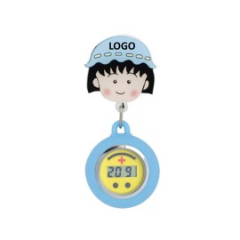 Logo Printed Medical Cute Silicone Pocket Clip Nurse Watch  Logo Printed Medical Cute Silicone Pocket Clip Nurse Watch