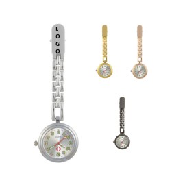 Custom Imprinted Portable Medical Brooch Metal Nurse Watch  Custom Imprinted Portable Medical Brooch Metal Nurse Watch