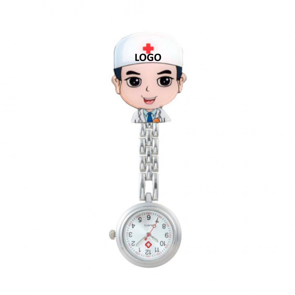 Pocket Doctor Watch Clip Nurse Watch Branded