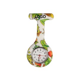 Silicone Cute Cartoon Pocket Nurse Watch Logo Printed  Silicone Cute Cartoon Pocket Nurse Watch Logo Printed