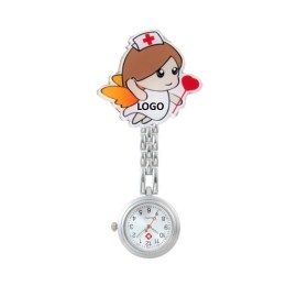 Medical Alloy Cute Brooch Nurse Watch Logo Printed  Medical Alloy Cute Brooch Nurse Watch Logo Printed